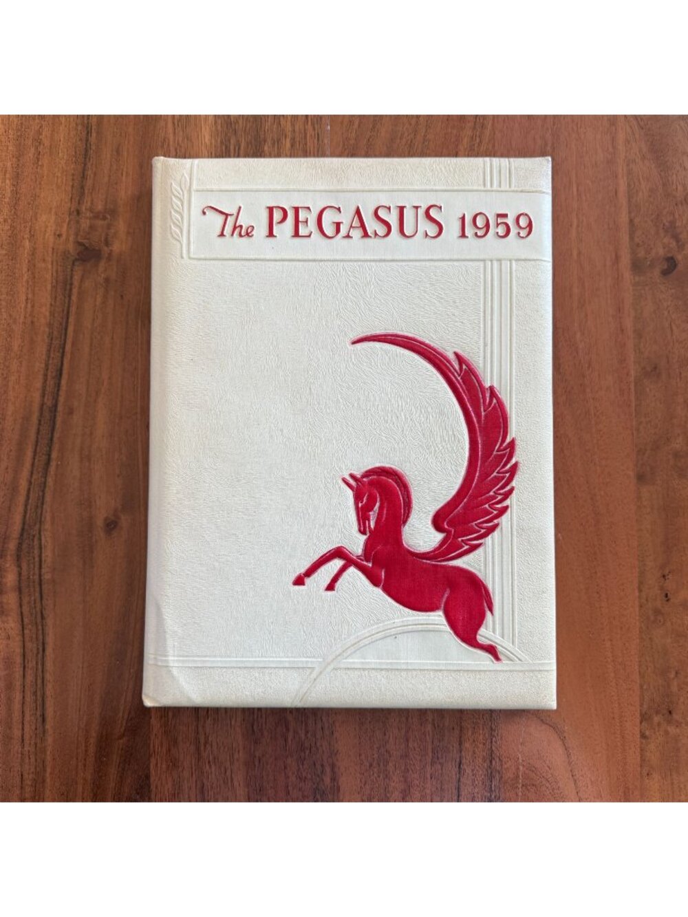 1959 Paulsboro High School Yearbook NJ Pegasus Signed Disney Theme Annual